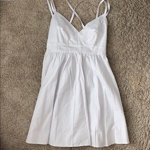White mini dress!